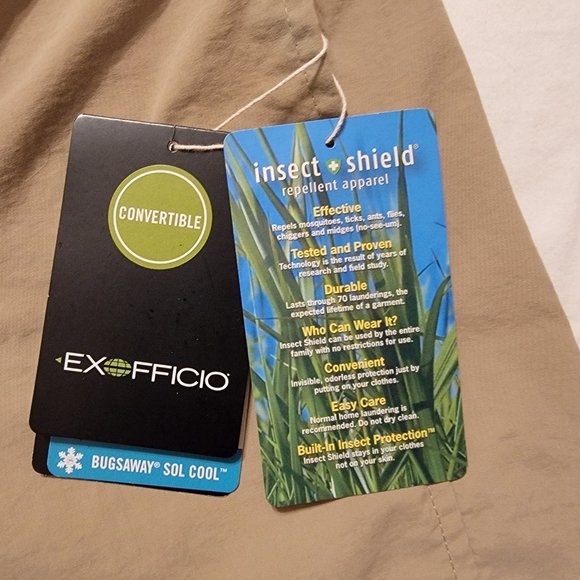 Womens ExOfficio SolCool BugsAway Ampario Convertible Pants Size 8 NWT - Picture 5 of 6